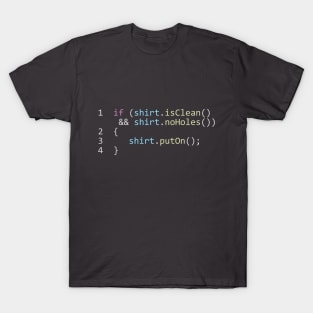 Simple Shirt Algorithm T-Shirt